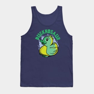 Ducknosaur // Funny Dinosaur Rubber Ducky Tank Top